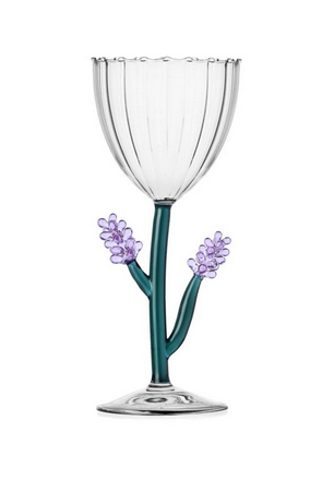STEMMED GLASS LAVENDER