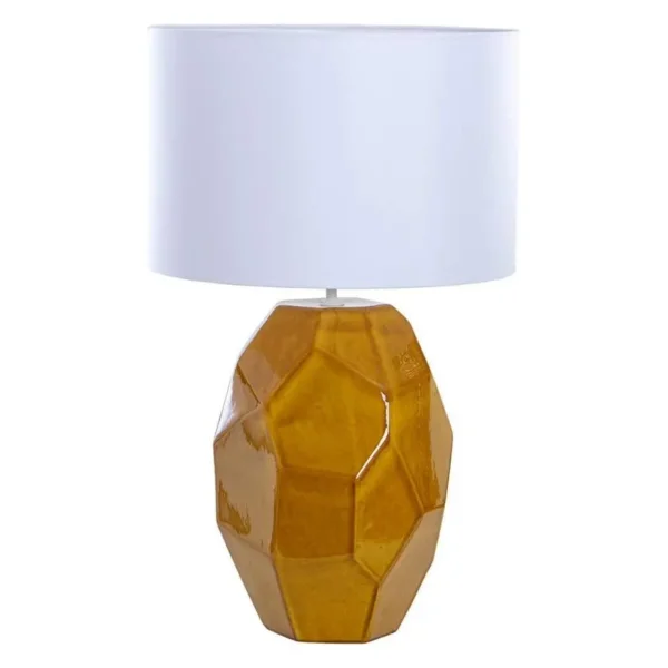 CERAMIC MODERN TABLE LAMP OCHRE